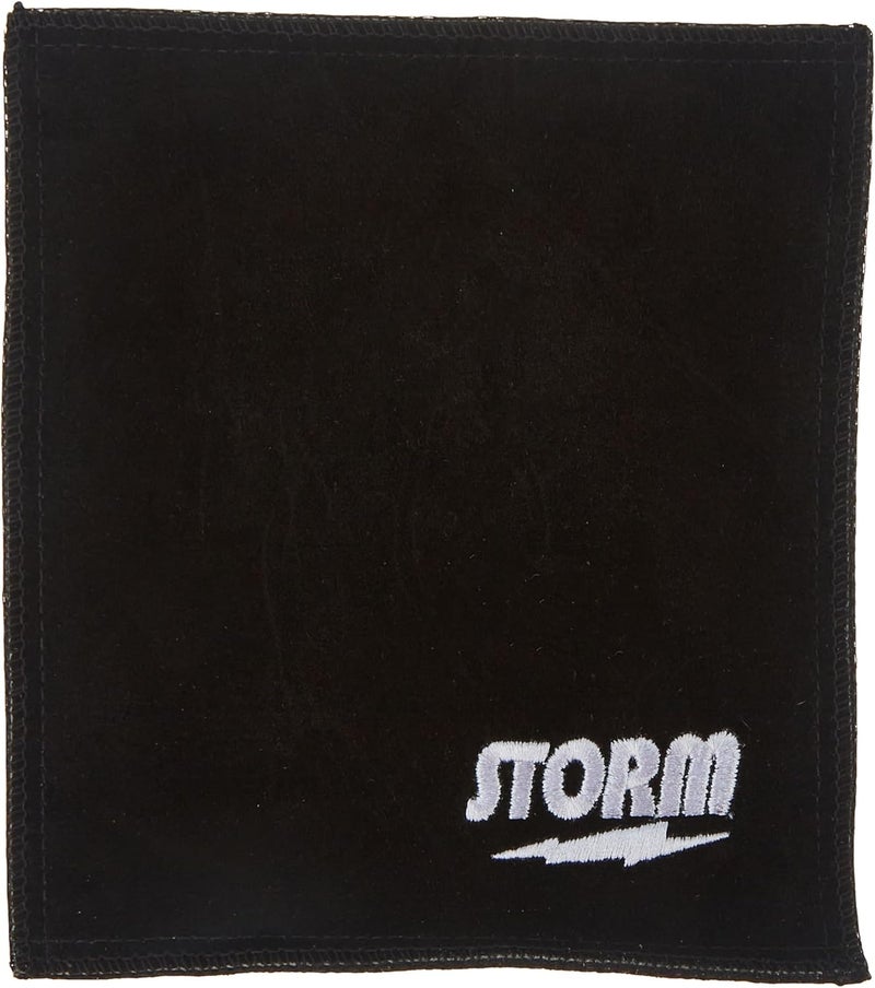 Storm Bowling Shammy Bowling Ball Cleaning Pad Black, 8"x8"x1" - Image 1